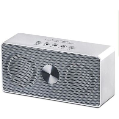 Trade Shop Traesio Altavoz Bluetooth - Radio Mini Estéreo Portátil Trade Shop Traesio Altavoz Bluetooth - Radio Mini Estéreo Portátil