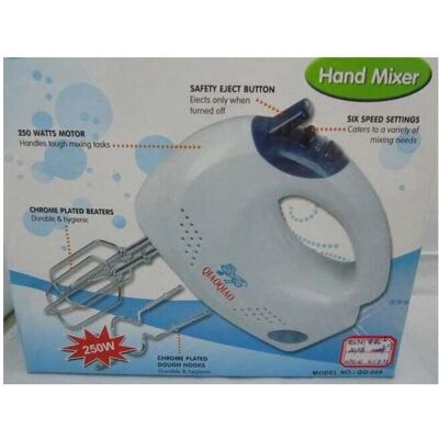 Trade Shop Traesio Batidora de Mano - 6 Velocidades 250W Ligera Trade Shop Traesio Batidora de Mano - 6 Velocidades 250W Ligera