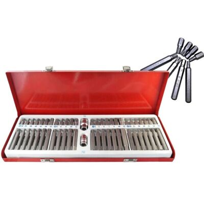 Trade Shop Kit Set Insertbits - 54 Stück - Professionelles Werkzeugsatz Trade Shop Kit Set Insertbits - 54 Stück - Professionelles Werkzeugsatz
