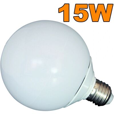 TRADE SHOP TRAESIO - G120 LED Globo - E27 15W - Bombilla LED TRADE SHOP TRAESIO - G120 LED Globo - E27 15W - Bombilla LED