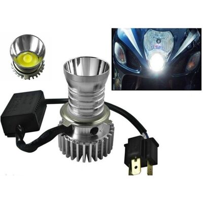 Trade Shop ZY1962 Juego de faros LED para moto blancos Trade Shop ZY1962 Juego de faros LED para moto blancos