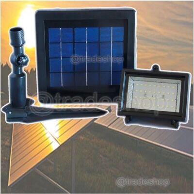 Trade Shop Faro solare per giardino - LED 36, IP65 Trade Shop Faro solare per giardino - LED 36, IP65