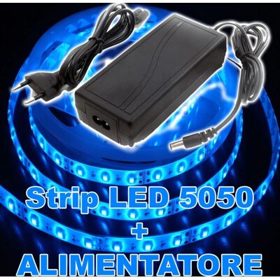 Trade Shop Flessibile Striscia LED Blu 5m - Luce LED Trade Shop Flessibile Striscia LED Blu 5m - Luce LED
