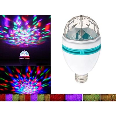 Trade Shop RGB Mehrfarben-LED-Lampe - E27 Drehbar 3W Trade Shop RGB Mehrfarben-LED-Lampe - E27 Drehbar 3W