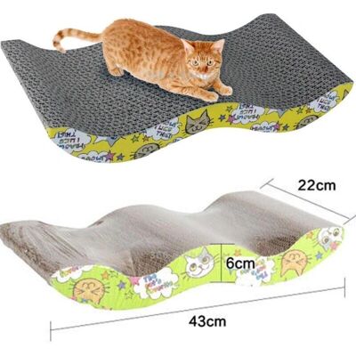 Trade Shop Tiragraffi Gatto Aus Wellpappe - Kratzbaum Trade Shop Tiragraffi Gatto Aus Wellpappe - Kratzbaum