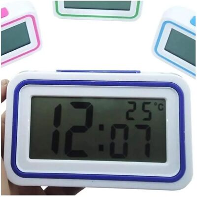 Reloj de alarma digital KK9905TI - Voz en italiano - Fecha y temperatura Reloj de alarma digital KK9905TI - Voz en italiano - Fecha y temperatura