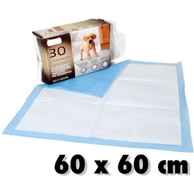 Alfombrillas Absorbentes para Mascotas - 60x60cm, 30 unidades Alfombrillas Absorbentes para Mascotas - 60x60cm, 30 unidades