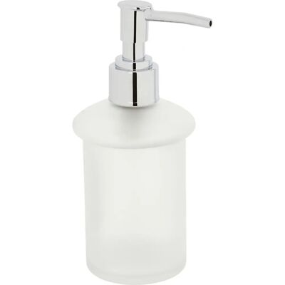 Dispenser di sapone liquido in vetro satinato Trade Shop Traesio - Accessori bagno Dispenser di sapone liquido in vetro satinato Trade Shop Traesio - Accessori bagno