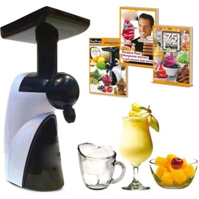 Trade Shop Macchina Tutty Per Gelato Yogurt - 200W, Fruta Natural, 4 Moldes - Yogurtera Trade Shop Macchina Tutty Per Gelato Yogurt - 200W, Fruta Natural, 4 Moldes - Yogurtera