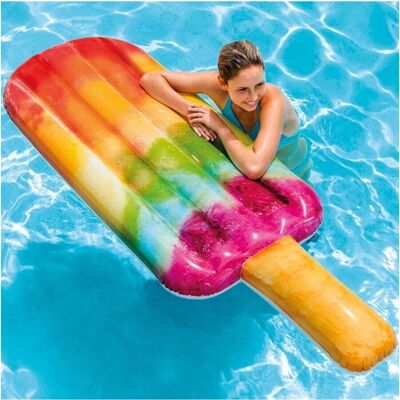Trade Shop Isla de helado arcoíris inflable 191x76cm Trade Shop Isla de helado arcoíris inflable 191x76cm