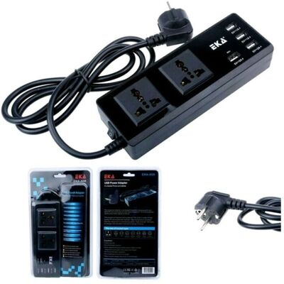 Trade Shop - Traesio - 4 puertos USB - Adaptador de corriente Trade Shop - Traesio - 4 puertos USB - Adaptador de corriente