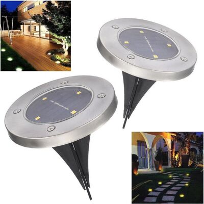 Trade Shop Solar-Disco-Lichter - Wasserdichte Gartenweg-LEDs Trade Shop Solar-Disco-Lichter - Wasserdichte Gartenweg-LEDs