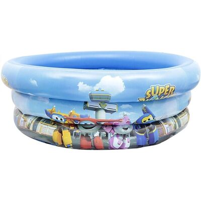 Trade Shop Piscina hinchable Super Wings - 3 Tubi, 100cm Trade Shop Piscina hinchable Super Wings - 3 Tubi, 100cm