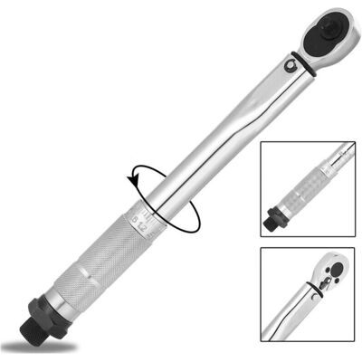 Trade Shop Drehmomentschlüssel - Verstellbar 5-25 Nm - 270mm Trade Shop Drehmomentschlüssel - Verstellbar 5-25 Nm - 270mm