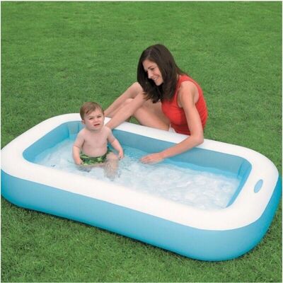 Trade Shop Piscina Inflable Rectangular - Diversión Infantil en Jardín Trade Shop Piscina Inflable Rectangular - Diversión Infantil en Jardín