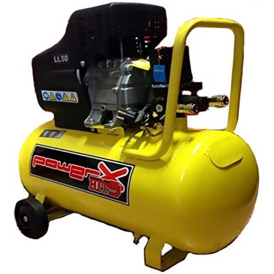 Trade Shop Traesio Compresor de Aire 50L Lubricado con Aceite - 8 bar Trade Shop Traesio Compresor de Aire 50L Lubricado con Aceite - 8 bar