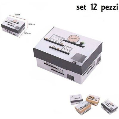 Trade Shop Set 12 Cajas de Regalo Rectangulares - Patrones Variados Trade Shop Set 12 Cajas de Regalo Rectangulares - Patrones Variados