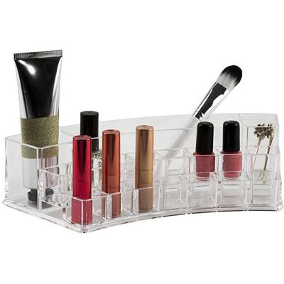TRADE SHOP TRAESIO Organizzatore di Cosmetici Curvo - 19 Scomparti TRADE SHOP TRAESIO Organizzatore di Cosmetici Curvo - 19 Scomparti