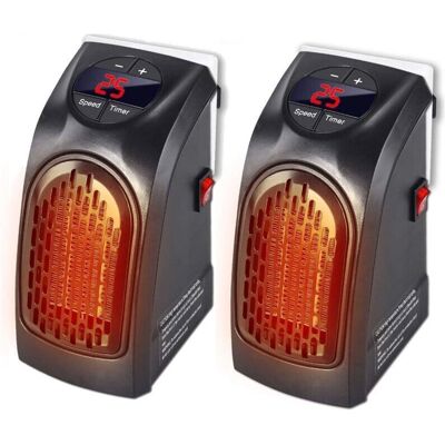 Trade Shop Calentador Eléctrico - 400W Portátil con Termostato Ajustable Trade Shop Calentador Eléctrico - 400W Portátil con Termostato Ajustable