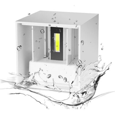 Lámpara de Pared LED Cubo 12W - IP65 Resistente para Interior/Exterior Lámpara de Pared LED Cubo 12W - IP65 Resistente para Interior/Exterior