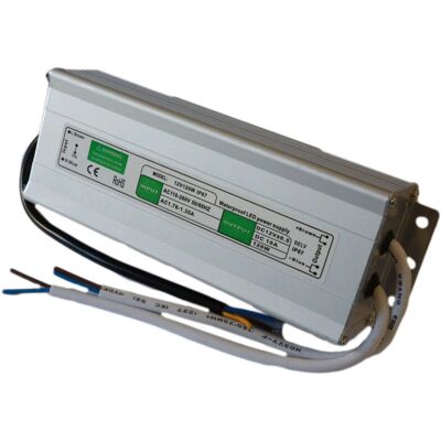 Trade Shop Traesio Transformador Impermeable 12V - 120W Fuente LED Trade Shop Traesio Transformador Impermeable 12V - 120W Fuente LED