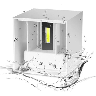 Trade Shop Cubo Led Weiße Wandleuchte 5W Verstellbar IP65 Trade Shop Cubo Led Weiße Wandleuchte 5W Verstellbar IP65