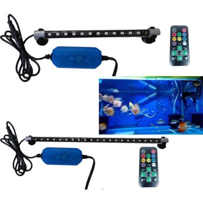 Trade Shop Traesio - Luce LED Neon per Acquario - Multicolore 3 Lunghezze Trade Shop Traesio - Luce LED Neon per Acquario - Multicolore 3 Lunghezze