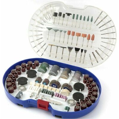 Trade Shop - Kit 276 accesorios para mini taladro - lijar, pulir, cortar Trade Shop - Kit 276 accesorios para mini taladro - lijar, pulir, cortar