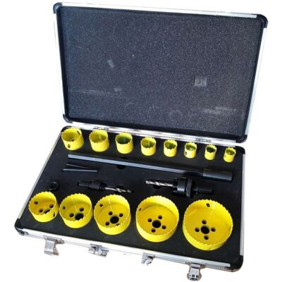 Set di 19 seghe a tazza bimettalliche - 19-76mm Set di 19 seghe a tazza bimettalliche - 19-76mm