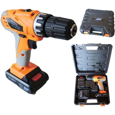 Trade Shop - Trapano a batteria - 25V litio - Impatto & Velocità variabile Trade Shop - Trapano a batteria - 25V litio - Impatto & Velocità variabile