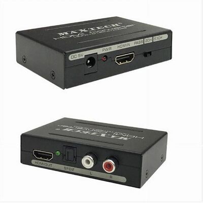 Maxtech Conversor de Audio y Video HDMI - 4K HDR Ultra HD, RCA, Toslink Maxtech Conversor de Audio y Video HDMI - 4K HDR Ultra HD, RCA, Toslink