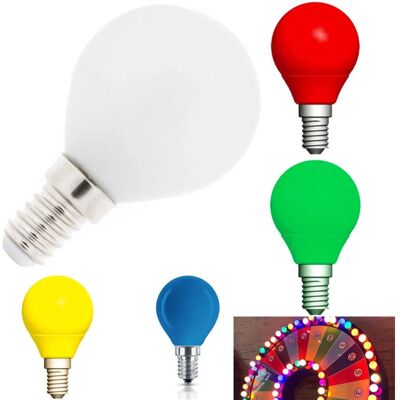 Trade Shop Traesio - Lampadina Led E14 Mini Globo 220V - Bianco Freddo Trade Shop Traesio - Lampadina Led E14 Mini Globo 220V - Bianco Freddo