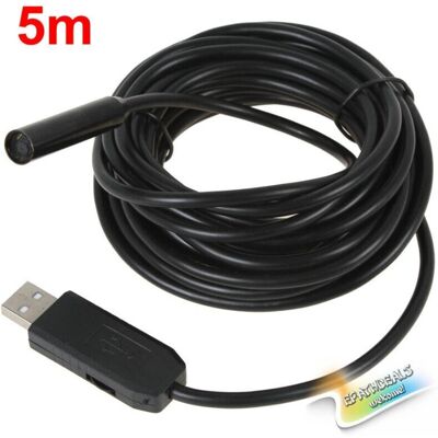 Camara endoscópica Trade Shop - 5M Flexible y a prueba de agua Camara endoscópica Trade Shop - 5M Flexible y a prueba de agua