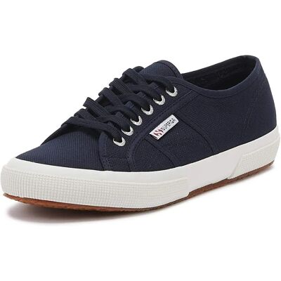 Baskets Superga 2750 Cotu Classic Marine/Blanc - Légères, Respirantes, Végétaliennes - Publicité Baskets Superga 2750 Cotu Classic Marine/Blanc - Légères, Respirantes, Végétaliennes - Publicité