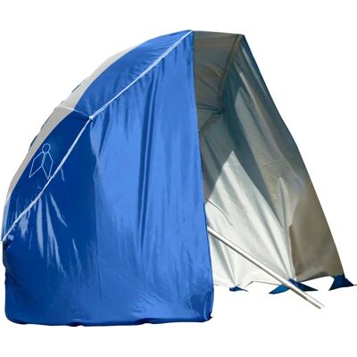 Parasol Brunner Parsol - 140x140cm, Bleu, Fixation au sol, Murs latéraux Parasol Brunner Parsol - 140x140cm, Bleu, Fixation au sol, Murs latéraux