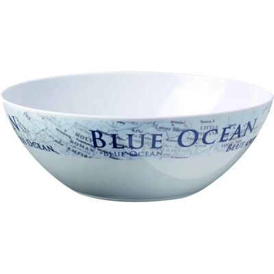 Brunner Blue Ocean Melamine Saladekom - Saladekom Brunner Blue Ocean Melamine Saladekom - Saladekom