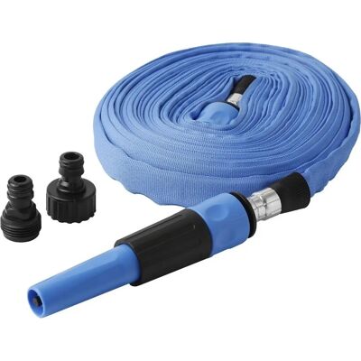 Brunner 9 m gummislang med jetdüse - slang Brunner 9 m gummislang med jetdüse - slang