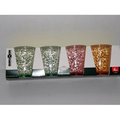 Set de 4 verres Vintage Brunner Set de 4 verres Vintage Brunner