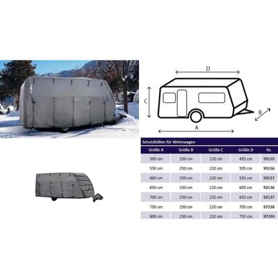 Brunner Modèle 700-750 cm - Couverture pour Caravane - Publicité Brunner Modèle 700-750 cm - Couverture pour Caravane - Publicité