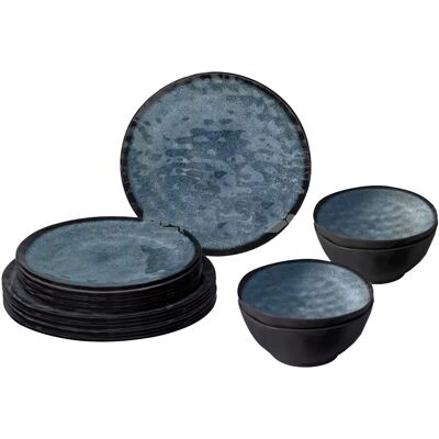 Brunner Midday Venetian Melamine Servieset 12-delig Brunner Midday Venetian Melamine Servieset 12-delig