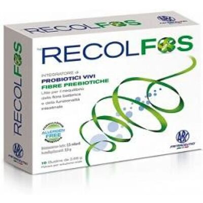 Abc Farmaceutici Spa Recolfos - Integratore di Probiotici e Fibre - 10 Bustine Abc Farmaceutici Spa Recolfos - Integratore di Probiotici e Fibre - 10 Bustine