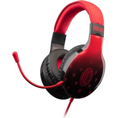 Cuffie Gaming Qubick AC Milan Devils - Multiplattaforma Cuffie Gaming Qubick AC Milan Devils - Multiplattaforma