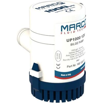 Marco UP1000 Bilge Pump - Compact, 24V, 63 l/min - Bilge Pump Marco UP1000 Bilge Pump - Compact, 24V, 63 l/min - Bilge Pump