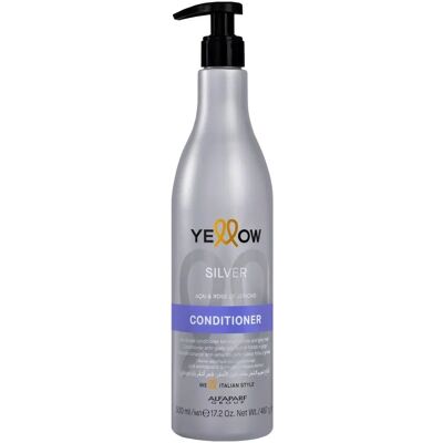 Après-shampoing Argenté Jaune d'Alfaparf - Anti Jaune - 500ml - Publicité Après-shampoing Argenté Jaune d'Alfaparf - Anti Jaune - 500ml - Publicité