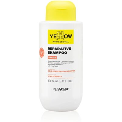 Alfaparf Milano Shampoo Jaune Réparation - Réparation des cheveux Alfaparf Milano Shampoo Jaune Réparation - Réparation des cheveux