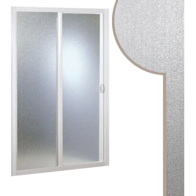 Mampara de ducha Idralite Smart - 140cm, Reversible, Fácil de instalar Mampara de ducha Idralite Smart - 140cm, Reversible, Fácil de instalar