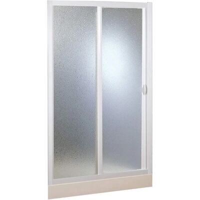 Idralite Smart Reversible PVC Duschabtrennung 150cm - Weiß - Dusch Typ Idralite Smart Reversible PVC Duschabtrennung 150cm - Weiß - Dusch Typ