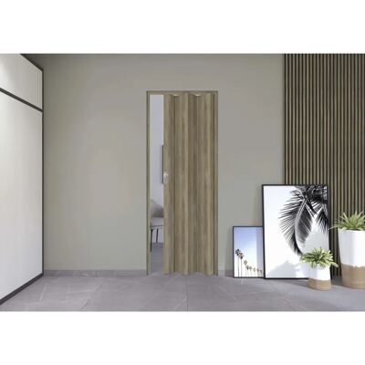 MAYA - Rovere Cognac Scuro 835x2140 - Porta a soffietto MAYA - Rovere Cognac Scuro 835x2140 - Porta a soffietto