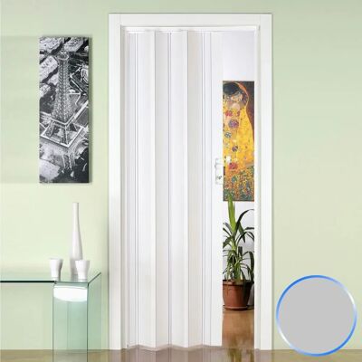 Puerta plegable de interior gris Luciana - Puerta plegable Puerta plegable de interior gris Luciana - Puerta plegable