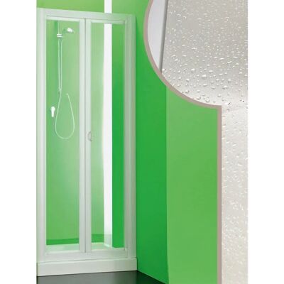 Porte de douche Saturno pliante réversible - Porte de douche italienne - Publicité Porte de douche Saturno pliante réversible - Porte de douche italienne - Publicité